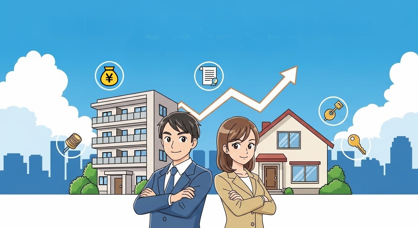 【2025年最新】不動産投資の基本と成功へのステップ：初心者向け完全ガイド｜メリット・リスクから購入・運用・売却まで専門家が徹底解説