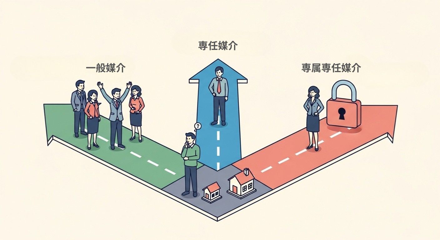 不動産売却における媒介契約の3種類と違い